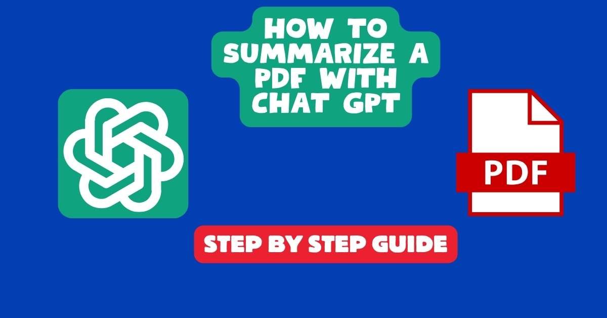 How to Summarize a PDF with Chat GPT