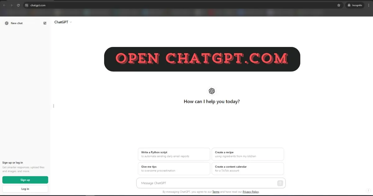 Open a web browser and navigate to https://openai.com/chatgpt/. (How to Summarize a PDF with Chat GPT)